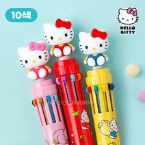 헬로키티 캐릭터 피규어 미니 10색 볼펜 3p세트 043154