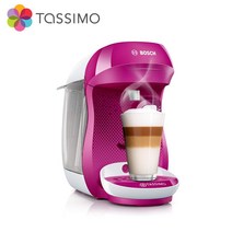 tassimo 독일 보쉬 타시모 캡슐커피머신 Tassimo Happy TAS100 시리즈 독일직배송, 핑크화이트