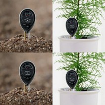 음식물 토양 수분측정기 블랙 수분활성도측정기 토양수분알리미, 1개