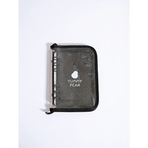 회원카드 고객관리카드 고객차트 미용실 피부과 네일샵 뷰티샵 반영구 속눈썹 A5 100page, 투명지퍼블랙타입B(결제X 잔액X)