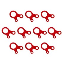 타프연장웨빙 텐트 스트랩5/10 pcs/lot 야외 캠핑 텐트 바람 로프 버클 3 구멍 알루미늄 합금 텐셔너 밧줄, 03 10pcs Gold
