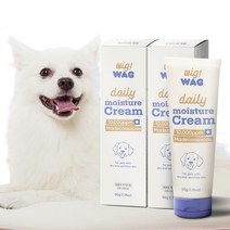 위그웨그 데일리 강아지 반려동물 소형/대형견 노령견 피부진정 모이스처 크림 연고(50g), 50g, 2개