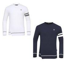 JDX 홈플러스몰01 남성골프웨어 봄 스웨트 비대칭 라운드 풀오버 니트 _ 네이비 X2SPT1342