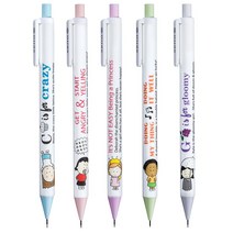 제노 1500 앵그리 리틀 걸 0.5mm 샤프 노크식 제도, 회색