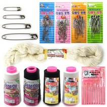 타래실 옷핀 국산바늘 이불실 미싱실 수예 바느질, 2번 다용도옷핀(중)15p포장