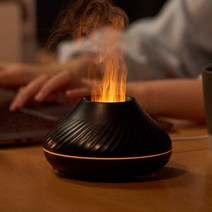 domiheat 초음파 무음 USB 가습기 가정용 디퓨저, 블랙