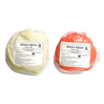 에폭시퍼티 1kg/시바툴 레진 자동차보수 모형 조형재료, 1세트