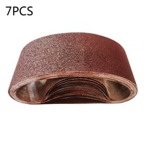 7pcs 샌딩 벨트 샌더 50x686mm 사포 시설 밴드 도구 금속 연마, 한개옵션0