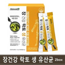 LGG유산균 분말 가루 락토바실러스 람노서스 신프리바이오틱스 프락토올리고당 유익균먹이 갱년기 여성 어린이 온가족 생유산균, 2BOX, 30포
