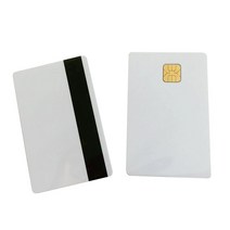 iot스위치 IOT제품 10PCS 백색 접촉 Sle4428 칩 2750 OE Hi-Co 자석 줄무늬를 가진 똑똑한 IC 카드, 한개옵션0