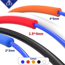 Mellow-PTFE 튜브 Teflonto 1.75mm/3.0mm TL-Feeder Ender 3 Prusa I3 보우덴 핫 엔드 압출기 3D 프린터, 08 2M ID 4MM OD 6MM_04 Black