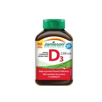 캐나다 자미에슨 고함량 비타민 D3 2500 IU 365 타블렛 JAMIESON, 1개