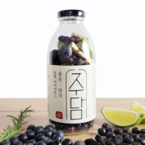 주담 담금주 키트 아로니아 + 오디 + 블루베리 50g, 블랙다이아몬드 선물세트포장