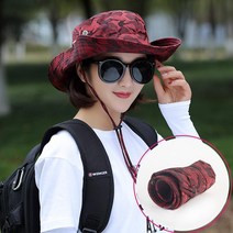 이뿌니 멀티컬러등산모자 자외선차단 아웃도어 여성등산모자