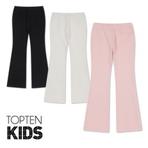 탑텐키즈 23 신제품 여아 여학생용 스판끼 많아 가볍고 활동성 좋은 나팔 부츠컷 팬츠 바지지