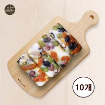 오복떡집 영양찰떡 영양떡 찰떡 완두배기 호박고지 서리태 울타리콩 개별포장 아침대용 찹쌀떡, 10p, 75000mg