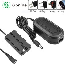 ADAPTER F550 F750 F770 F960 F970 DC 커플러 NP-F 더미 배터리 AC 전원 어댑터 HXR-NX5 HXR-NX100 PXW-Z150 NEX-FS100, 3.UK