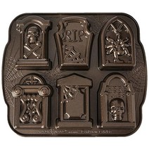 노르딕웨어 묘석 케이크팬 29.8 x 25.7cm (11.75 10.13인치) 브론즈, Tombstone Cakelet