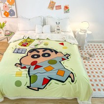 짱구 이불세트 키치 담요 극세사 순면 연구실 따뜻한 아이방이불