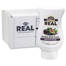 미국직구 패션 프루트 리얼 패션 프루트 퓨레 인젝션 시럽 16.9FL OZ 스퀴즈 가능 병(1팩), 수량, 상세참조