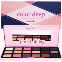 컬러딥 18색 핑크홀리데이 아이섀도우 팔레트, 없음, 1개