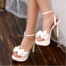 [천삼백케이] [러브신] 웨딩슈즈스트랩샌들 Wedding Sandal 12cm No.1054
