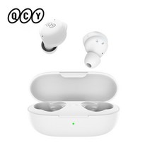 qcy t17 이어폰 블루투스 진정한 무선 이어 버드 bt5.1 hifi 헤드폰 터치 컨트롤 낮은 대기 시간 모드 enc 이어 버드 긴 대기 26h, qcy t17 화이트