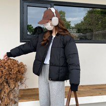 스냅카라 쇼트 겨울 도톰한 패딩 쁘띠패딩코트