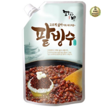라이브잇 대두식품 팥빙수, 1kg, 7개