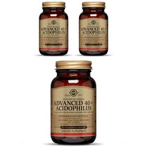 솔가 어드밴스 40+ 애시도필러스 베지터블 캡슐, 60개입, 3개