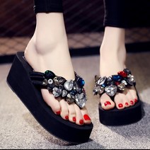 JINNY 225-260mm까지 블링블링 큐빅보석 쪼리 MS70