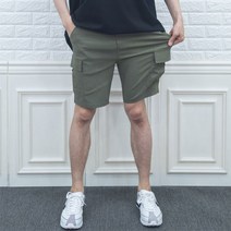 밴딩 냉장고 카고 반바지 시원한 아이스 팬츠