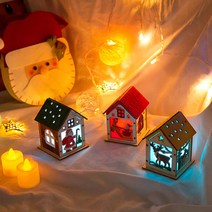 크리스마스 등 만들기 전등갓 조명등 미니스탠드, 산타할아버지