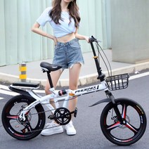 22인치접이식미니벨로 미니벨로자저거 초경량 휴대용 출퇴근 미니 소형 자전거, 13. 변속 [스포크 휠 더블 디스크 브레이크 더블 피, 02. 20인치