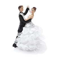 북유럽 커플 인형 수지 동상 기념일 생일 선물 조각품, 수지 천, B