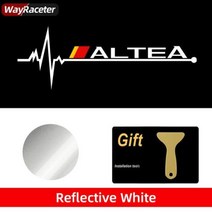 좌석용 반사 비닐 자동차 창 스티커 이비자 큐프라 아로나 Ateca 코르도바 엑세오 레온 미이 타라코 톨레도 아로사 알티아 알함브라, Altea+1 Piece