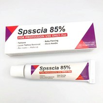 Spsscia 85% 문신 크림 10g 영구 메이크업 전 마이크로블레이딩 눈썹 입술, [01] 1pcs, 1pcs