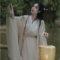 고급 여성 철릭 원피스 무사복 어른 계량 생활 한복 사극 드라마 촬영