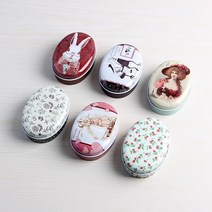 빌한슨 미니틴케이스 원형틴케이스 약 머리핀 정리함