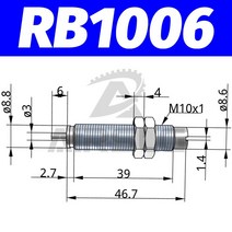 오일펌프 공압 유압 조절식 RB 시리즈 RB0805 캡 RBC1007, 4.RB1006