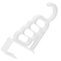 도어 걸이 접이식 옷걸이 다기능 건조 랙 스토리지 5 홀 슈트 욕실 도어 스토리지 랙, 하나, 2pcs white