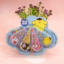 산리오 수정테이프 시나모롤 481324 Sanrioed-귀여운 애니메이션 쿠로미 마이 멜로디 헬로키타이드 수정 테이프 4 피스 세트 귀여운 만화 학생 학교 용품, BDG