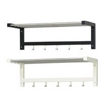 이케아 TJUSIG 슈시그 모자걸이 화이트79cm 801.609.52