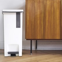 샤프페달(디자인사각페달) 휴지통 10L 쓰레기통, 1개
