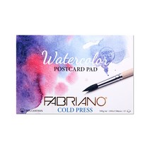 파브리아노 포스트카드 300g 104X150 15매 상단제본, 중목(ColdPress)(PC02)