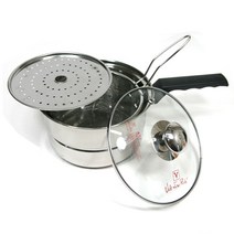 미니찜국수냄비 라면냄비 스텐찜냄비 튀김냄비, 16cm