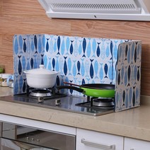 지안 가스렌지가드 프라이월 버너 바람막이, 1개, 블루