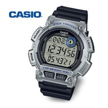 카시오 만보계 200랩 스포츠 전자 군인시계 WS2100H1A2