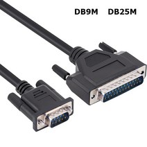 9핀 RJ45 RS232 단말기 랜케이블 변환 블랙 시리얼 시리얼통신 1.8m 25핀