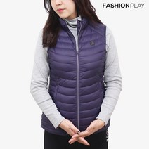 패션플레이 W982 구스다운 패딩 조끼 - 거위털 여성 패딩조끼